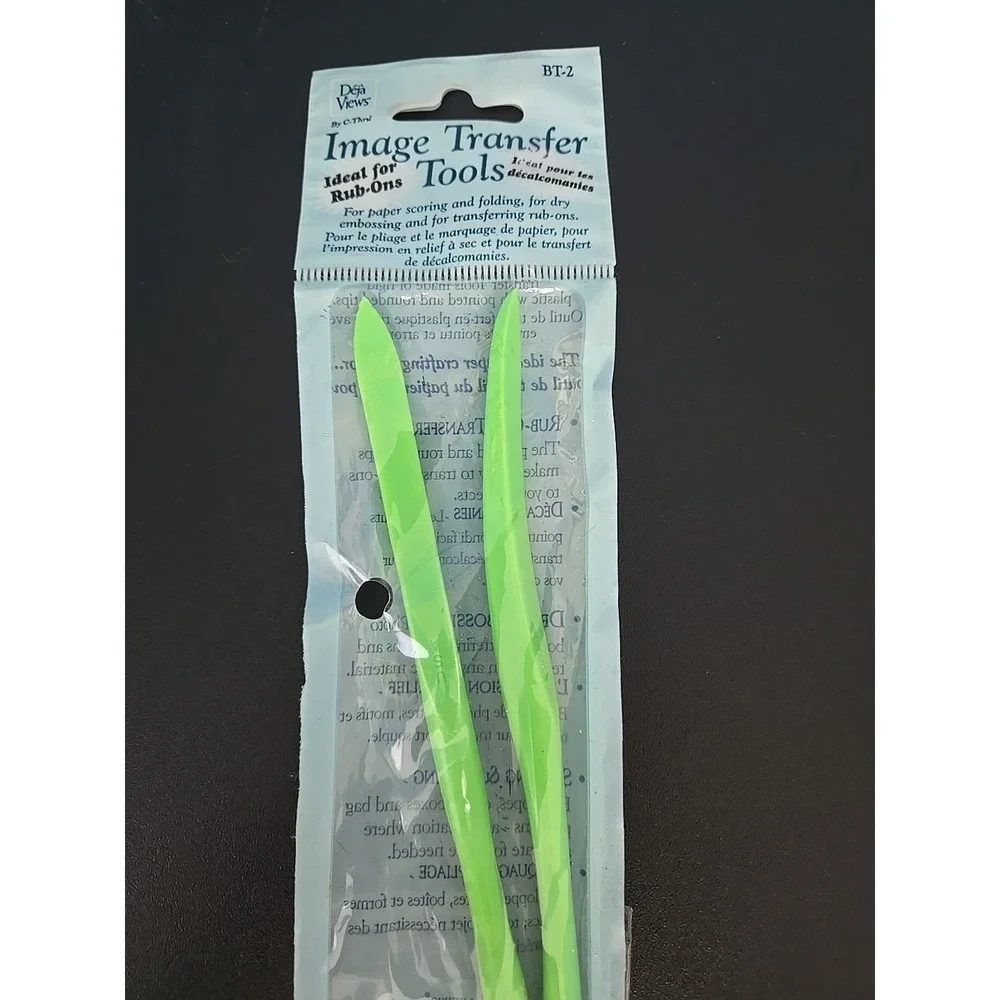 Pair of Crafting Tools ~  1. Embossing Tool  ‎ 2. Image Transfer Tool